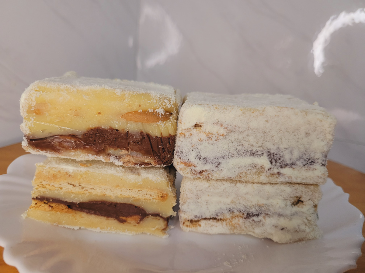 Palha italiana Leite ninho com nutella